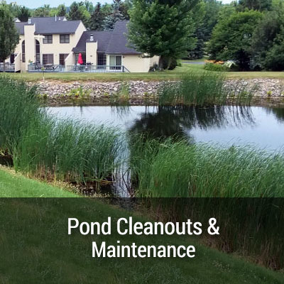 pond cleanout maintenance repair rochester new york