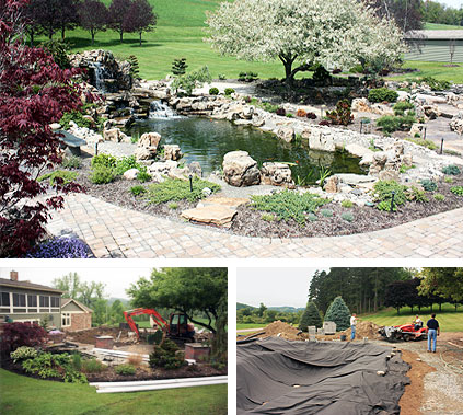 pond design construction rochester syracuse buffalo new york
