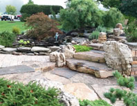 water garden patio renovation hardscaping rochester syracuse buffalo ny